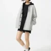 Unisex Milano ribstrikket cardigan med skjortekrave