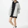 Unisex Milano ribstrikket cardigan med skjortekrave
