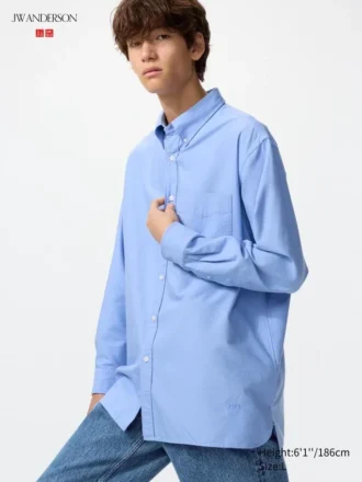 Unisex Oxford-oversized skjorte