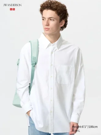 Unisex Oxford-oversized skjorte