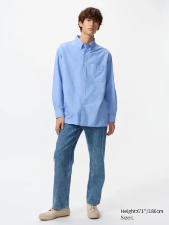 Unisex Oxford-oversized skjorte