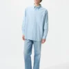 Unisex Oxford Oversized Skjorter | Stribet