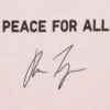 Unisex Peace for All Graphic T-shirt | Hana Tajima