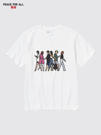 Unisex Peace for All Graphic T-shirt | Julian Opie