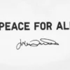 Unisex Peace for All Graphic T-shirt | Julian Opie