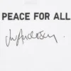 Unisex Peace for All Graphic T-shirt | JW ANDERSON
