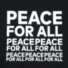 Unisex Peace for All Graphic T-shirt | Kashiwa Sato