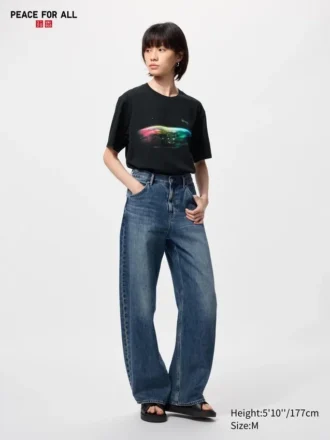 Unisex Peace for All T-shirt med grafisk print | Artemis