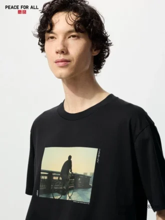 Unisex Peace for All T-shirt med grafisk tryk | Koji Yakusho