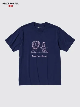 Unisex Peace for All T-shirt med grafisk tryk | Lisa Larson