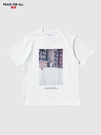 Unisex Peace for All T-shirt med grafisk tryk | Saul Leiter