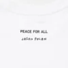 Unisex Peace for All T-shirt med tryk | Jason Polan