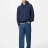 Unisex pullover med hætte