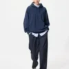 Unisex pullover med hætte