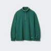 Unisex pullover med halv lynlås
