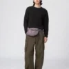 Unisex sammenpakkelig crossbody-tasker med lommer