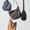 Unisex sammenpakkelig skuldertaske