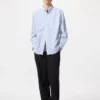 Unisex-skjorte i bredvævet stof | Button-down | Ternet