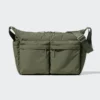 Unisex skuldertask med flere lommer