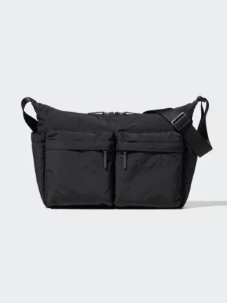 Unisex skuldertask med flere lommer