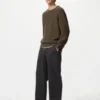 Unisex stretch-bukser med lav talje | Denim