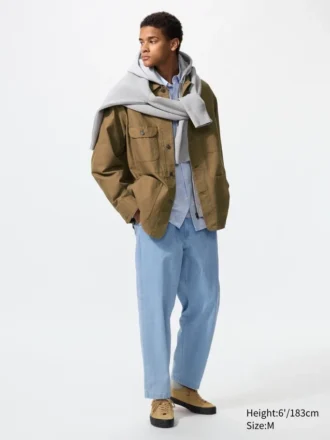 Unisex stretch-bukser med lav talje | Denim