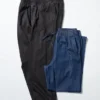 Unisex stretch-bukser med lav talje | Denim
