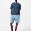 Unisex Stretch Easy Shorts | Denim | 8″