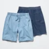 Unisex Stretch Easy Shorts | Denim | 8″