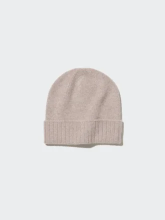Unisex strikket hue i kashmir
