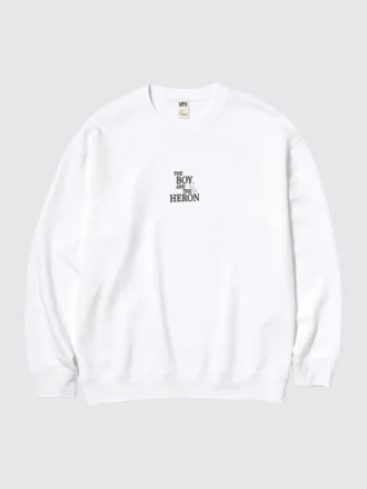 Unisex Studio Ghibli-Sweatshirts | Drengen og hejren