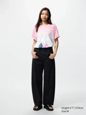 Unisex Studio Ghibli UT-T-shirt med grafisk print | Fortællingen om prinsesse Kaguya