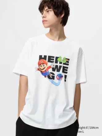 Unisex Super Mario Galaxy Movie UT-skjorte med grafikk