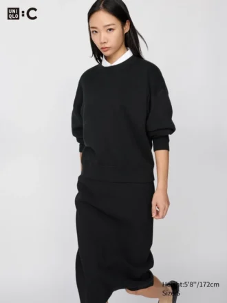 Unisex-sweater i glat bomuld