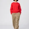 Unisex-sweater i glat bomuld