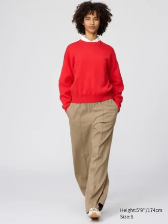 Unisex-sweater i glat bomuld