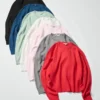 Unisex-sweater i glat bomuld