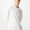 Unisex-T-shirt i vaffelvæv