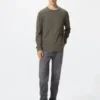 Unisex-T-shirt i vaffelvæv