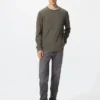 Unisex-T-shirt i vaffelvæv