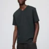 Unisex T-shirt med V-hals