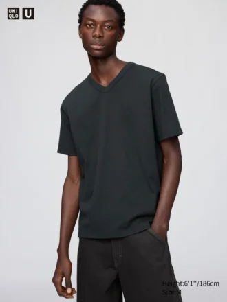 Unisex T-shirt med V-hals