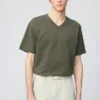Unisex T-shirt med V-hals
