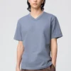 Unisex T-shirt med V-hals