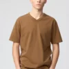 Unisex T-shirt med V-hals