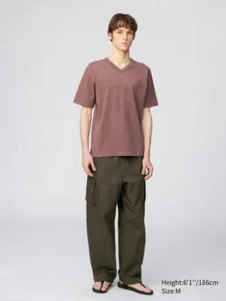 Unisex T-shirt med V-hals
