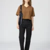 Unisex T-shirt med V-hals