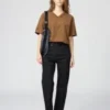 Unisex T-shirt med V-hals