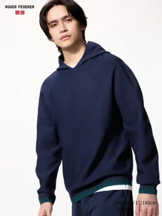 Unisex vaskbar 3D Knit-pullover-Hættetrøje