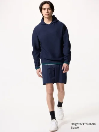 Unisex vaskbar 3D Knit-pullover-Hættetrøje